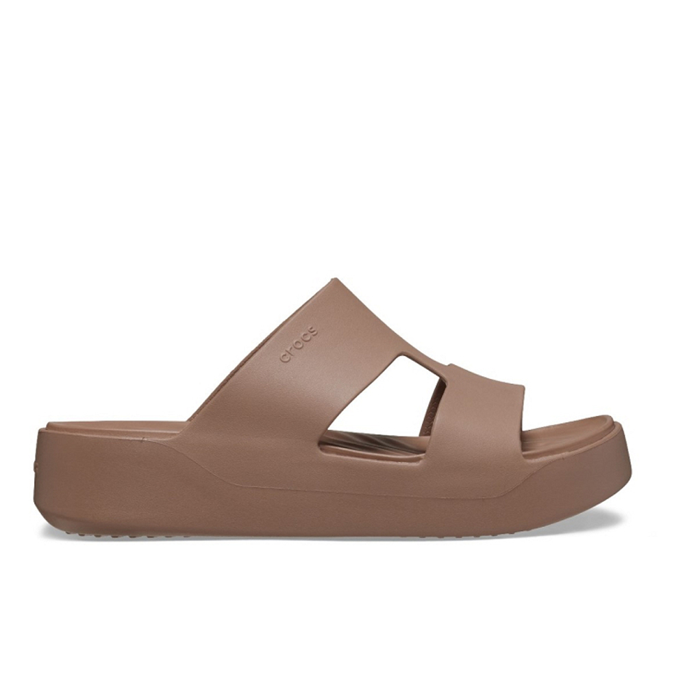 CROCS Getaway H-Strap Platform Γυναικείες Παντόφλες - Καφέ