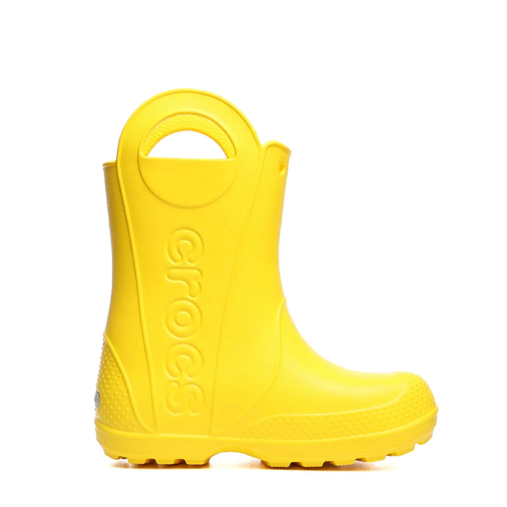 CROCS Handle It Rain Boots Παιδικές Γαλότσες - Κίτρινο