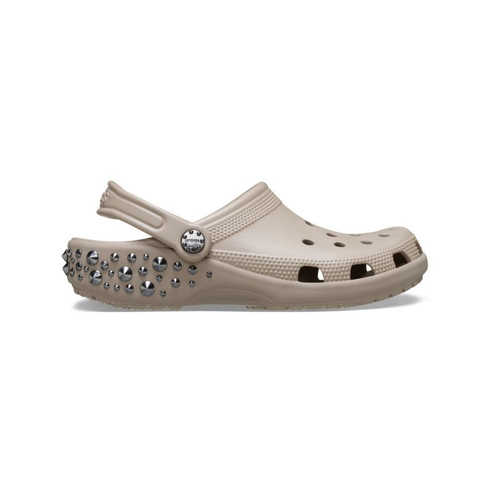 CROCS Classic Studded Clog Γυναικεία Σαμπό - Μπεζ