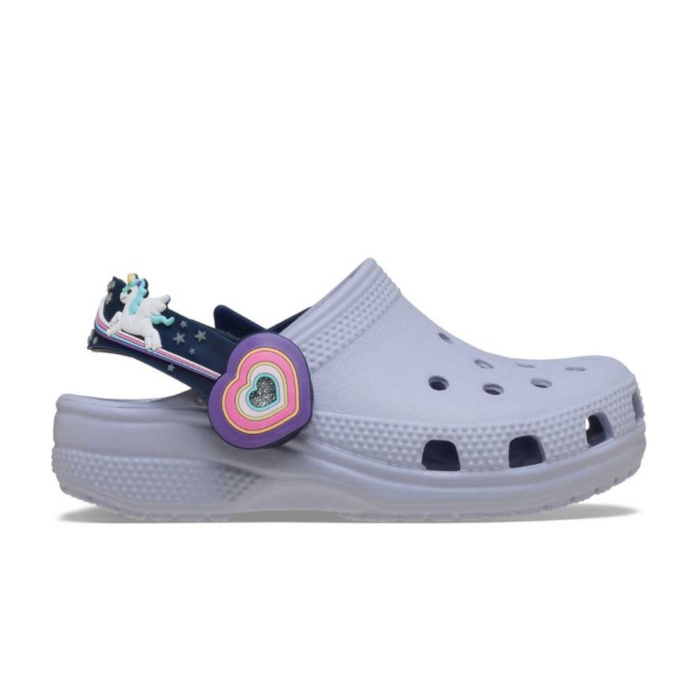 CROCS C Imagination Lights Backstrap Clog Βρεφικά/Παιδικά Σαμπό - Μωβ