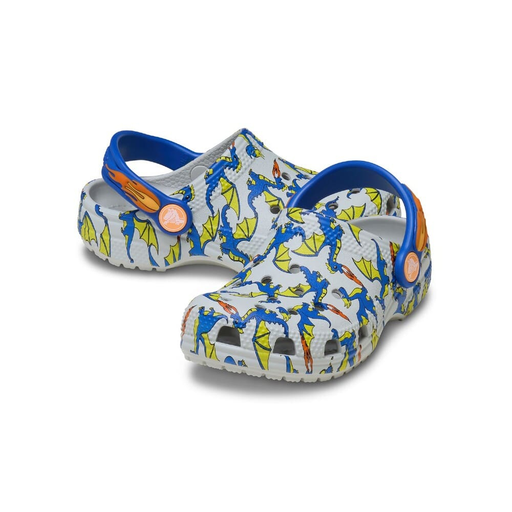CROCS Classic Dragon Graphic Clog T Βρεφικά/Παιδικά Σαμπό - 3