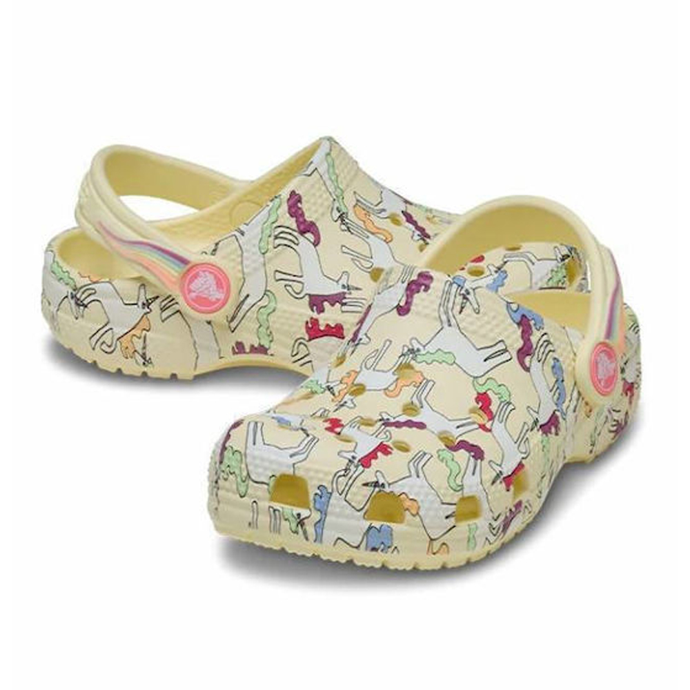 CROCS Classic Unicorn Graphic Clog T Βρεφικά/Παιδικά Σαμπό - 3