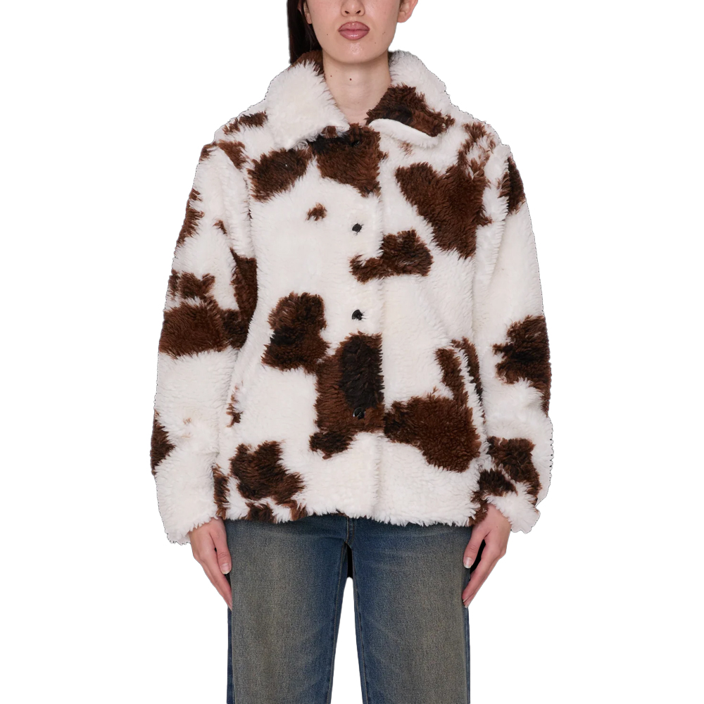 OBEY Nolie Sherpa Short Coat  Γυναικείο Μπουφάν - Multi