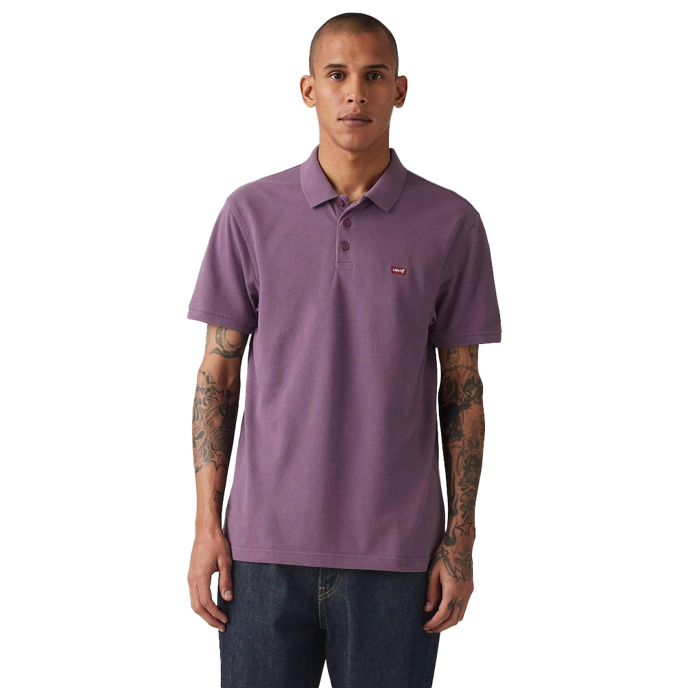 LEVI'S Polo T-Shirt Ανδρική Κοντομάνικη Μπλούζα Polo  - Μωβ