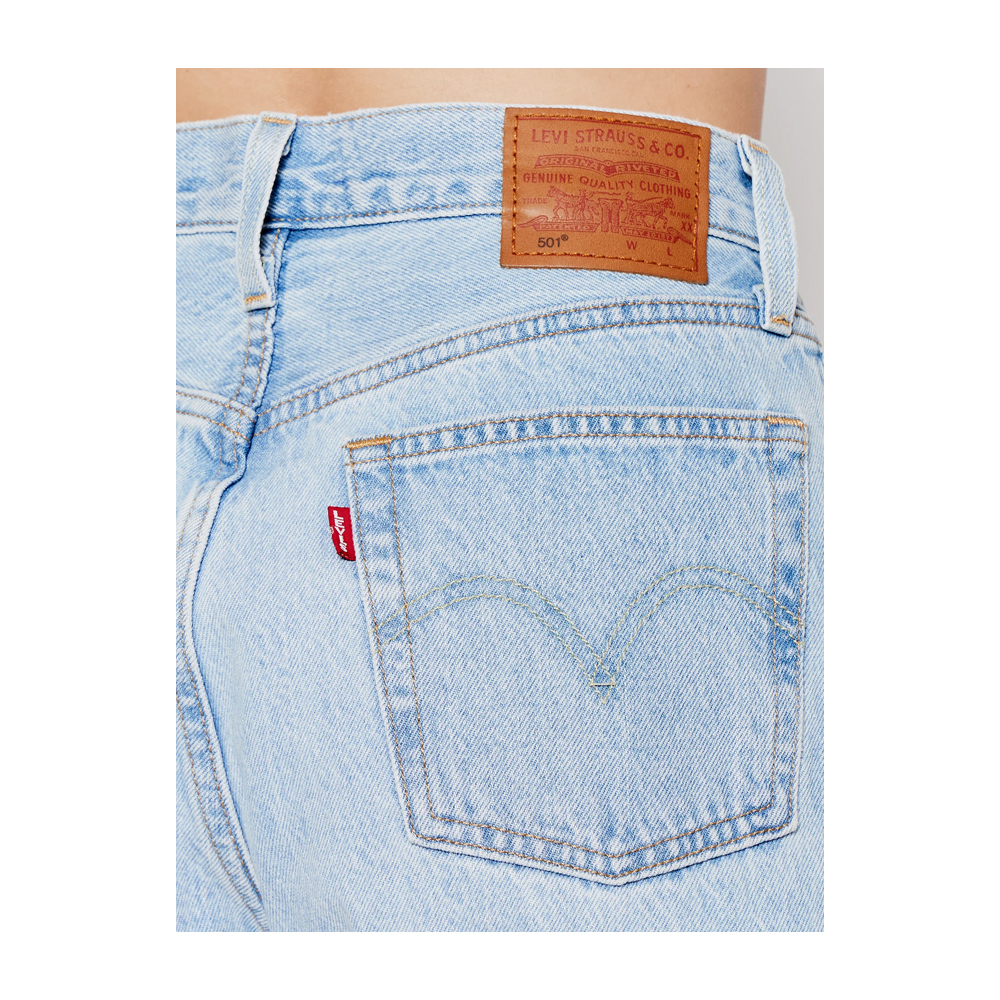 LEVI'S 501 Crop Jeans Ψηλόμεσο Γυναικείο Jean Παντελόνι  - 4