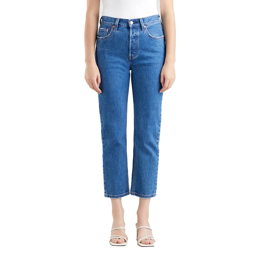 LEVI'S 501® Original Cropped Jeans Γυναικείο Τζιν Παντελόνι - Μπλε