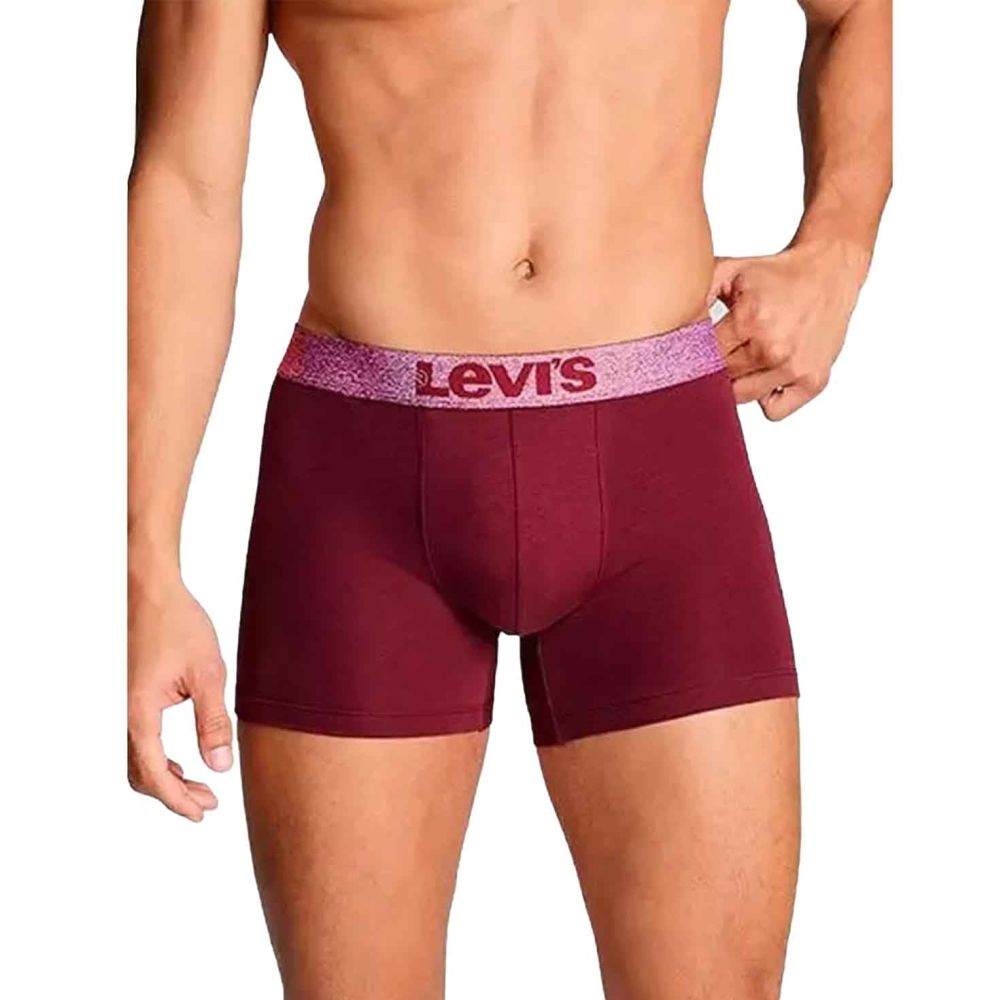 LEVI'S Melange Boxer Briefs 2Pack Σετ 2 Εσώρουχα  - 3