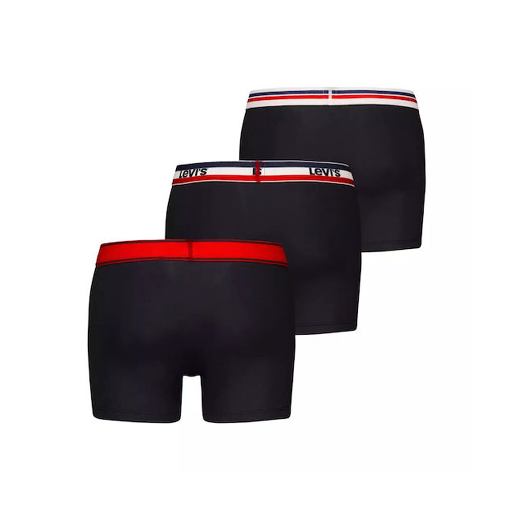 LEVI'S Boxer Brief 3Pack Iconic Gift Box Σετ Δώρου 3 Εσώρουχα  - 2