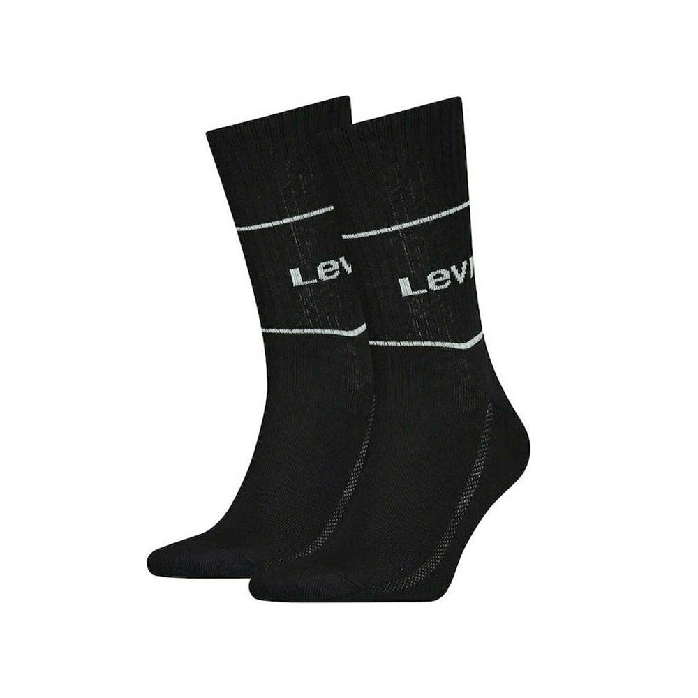 LEVI'S Short Sock 2Pack Unisex Κάλτσες  - Μαύρο