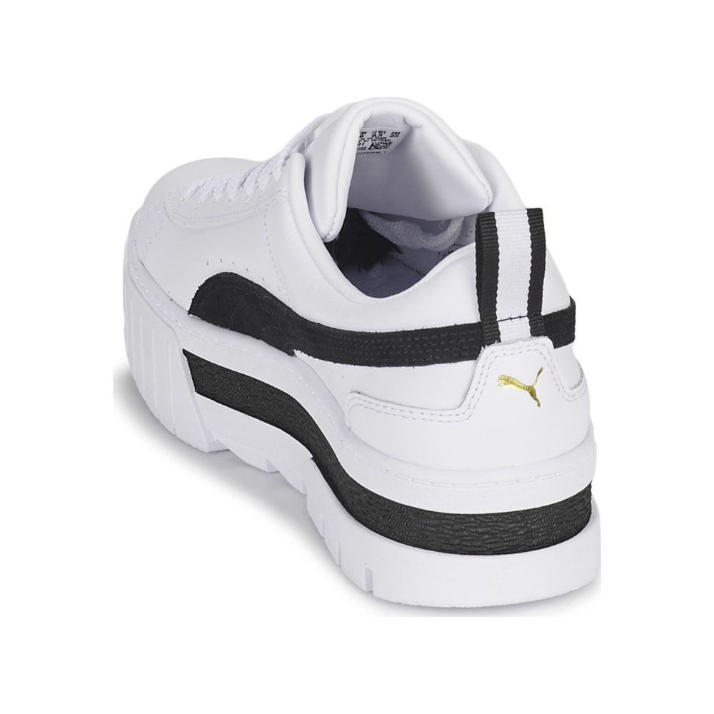 PUMA Mayze Leather Wn's Γυναικεία Sneakers Πλατφόρμα - 4