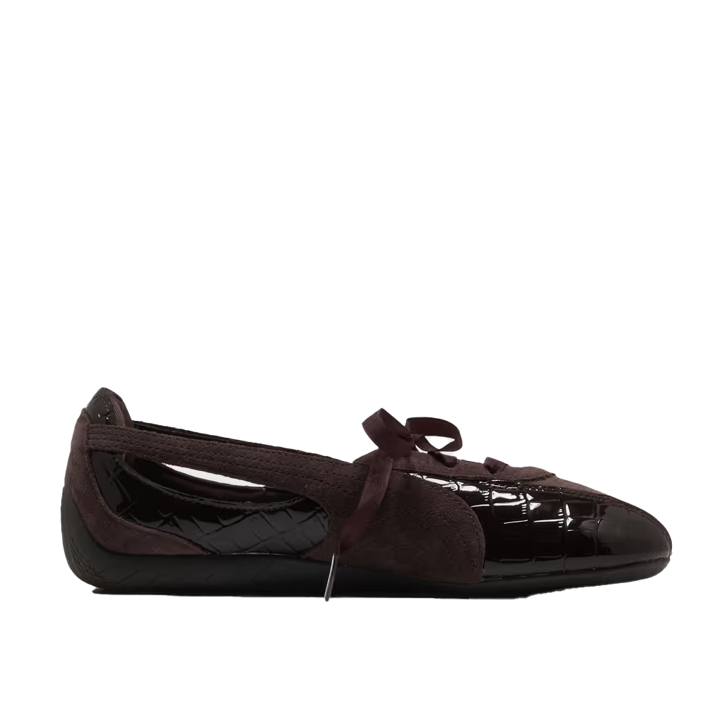 PUMA Speedcat Ballet Nova Croc Γυναικεία Μπαλαρίνα - Καφέ
