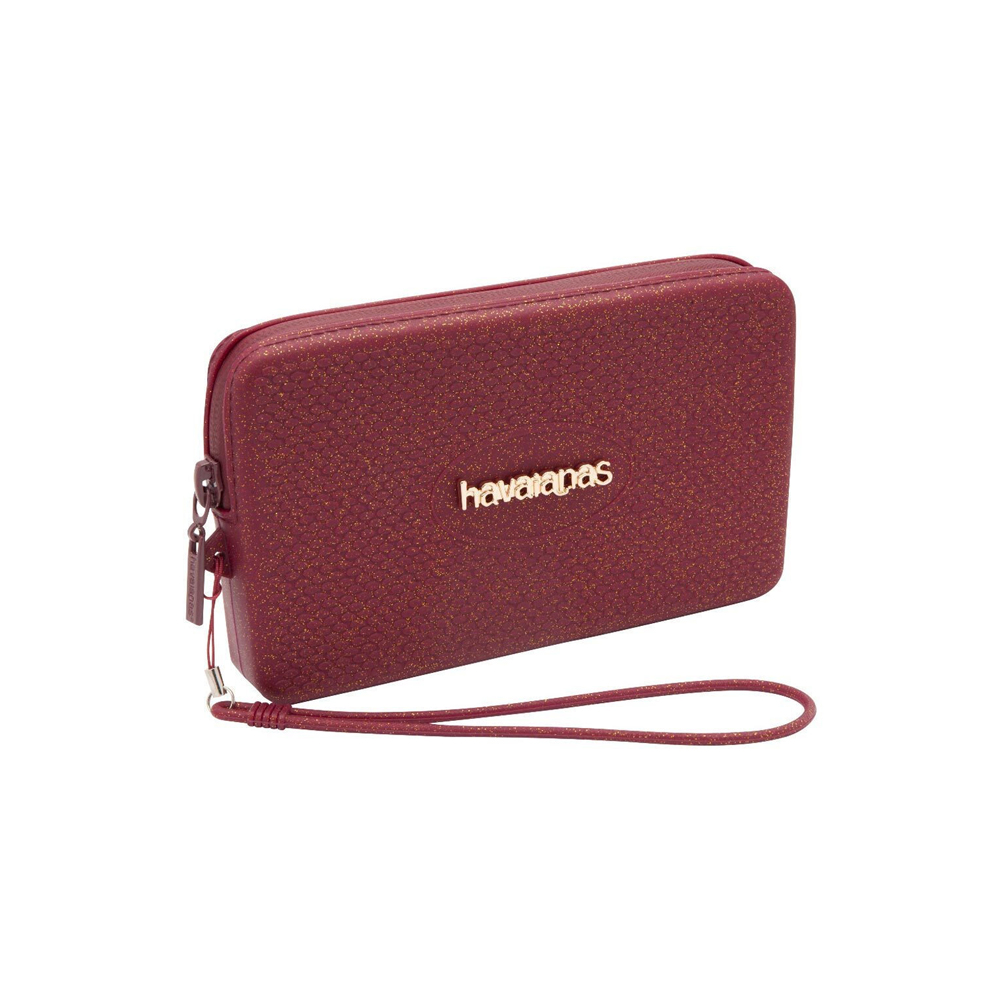 HAVAIANAS Mini Bag Glitter Γυναικείο Νεσεσέρ - Μπορντώ
