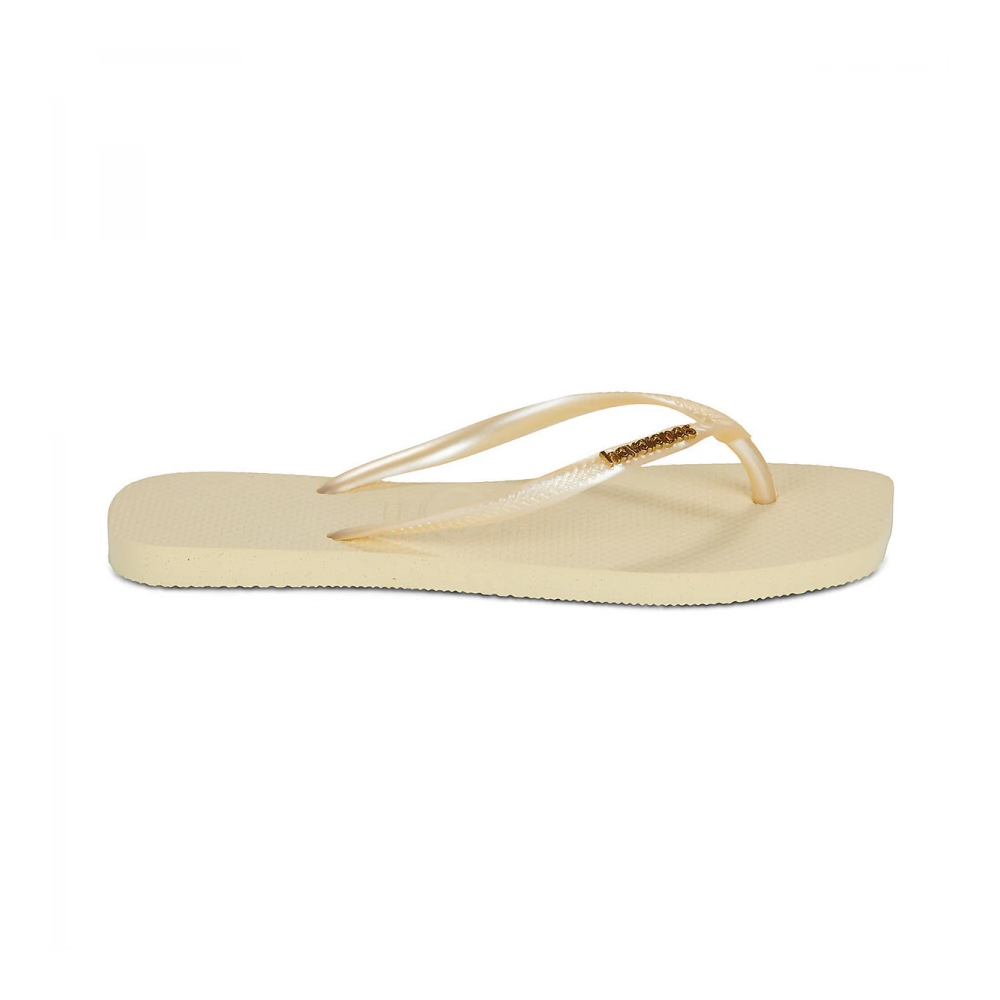 HAVAIANAS Slim Square Logo Metallic Fc Γυναικείες Σαγιονάρες - 2