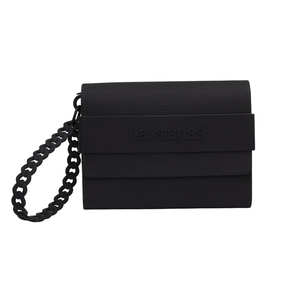HAVAIANAS Mini Bag Chain Γυναικείο Νεσεσέρ Χωριτικότητας εώς 5kg - Μαύρο