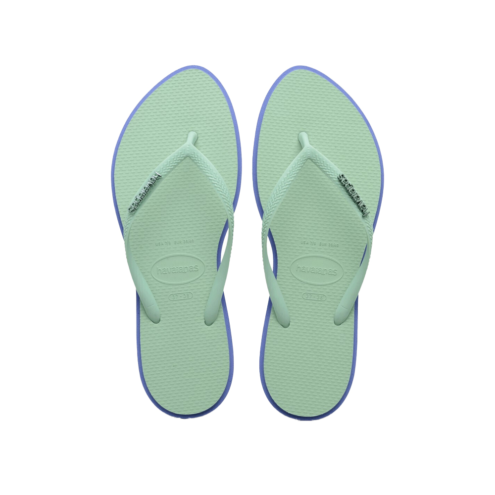 HAVAIANAS Slim Point Γυναικείες Σαγιονάρες  - Γαλάζιο