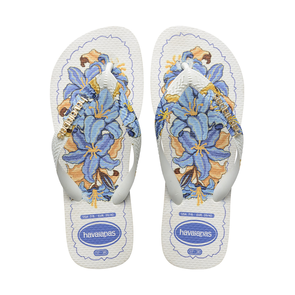 HAVAIANAS  Top Tropicalia Vibes II FC Γυναικείες Σαγιονάρες - Λευκό