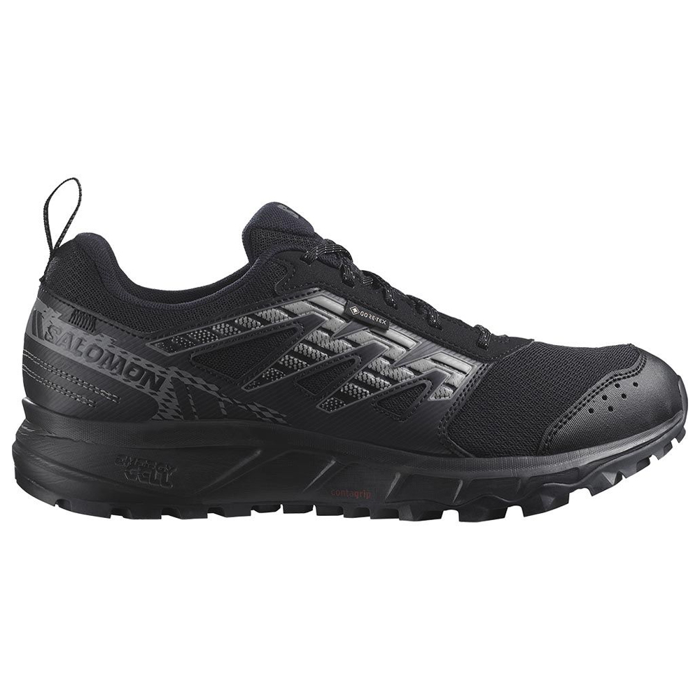 SALOMON Trail Running Shoes Wander GTX Ανδρικά παπούτσια ορεινού τρεξίματος - Μαύρο