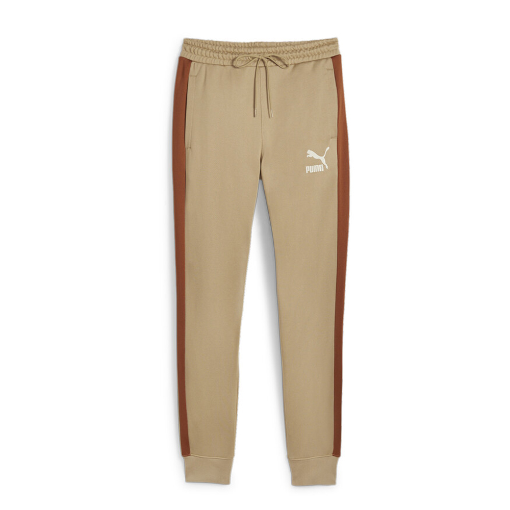 PUMA T7 Iconic Track Pants Ανδρικό Παντελόνι Φόρμας - Καφέ