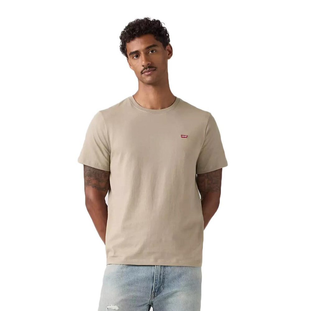 LEVI'S Original Housemark Tee Ανδρικό T-Shirt - Μπεζ