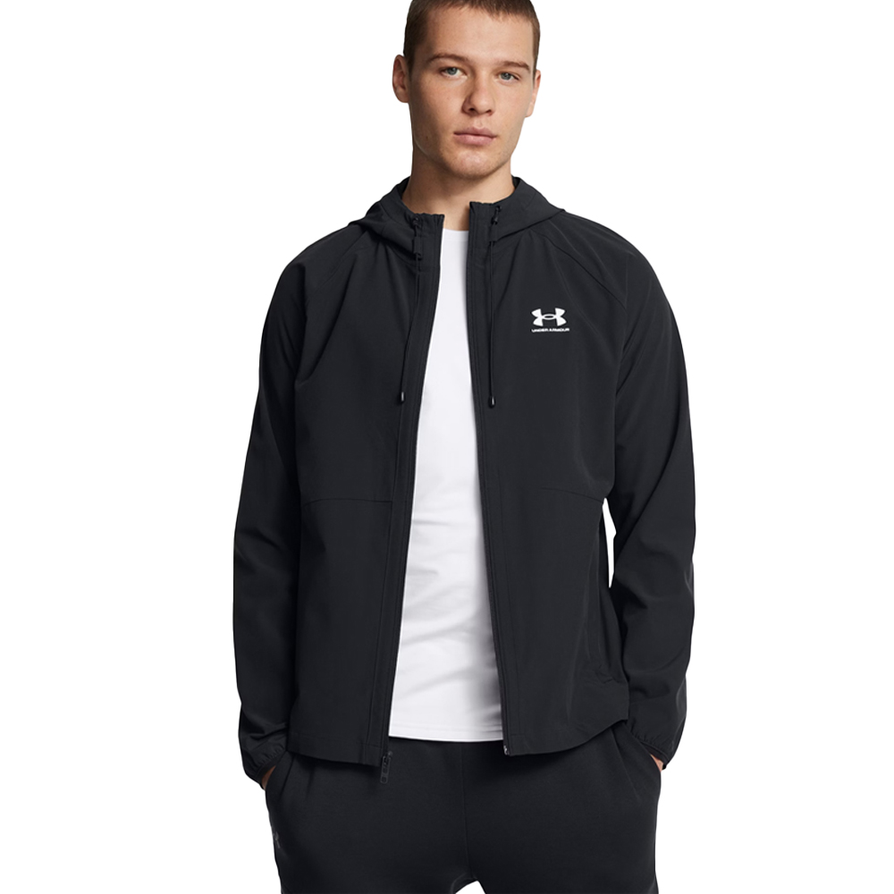 UNDER ARMOUR UA Vibe Woven Jacket Ανδρικό Αντιανεμικό Μπουφάν - Μαύρο