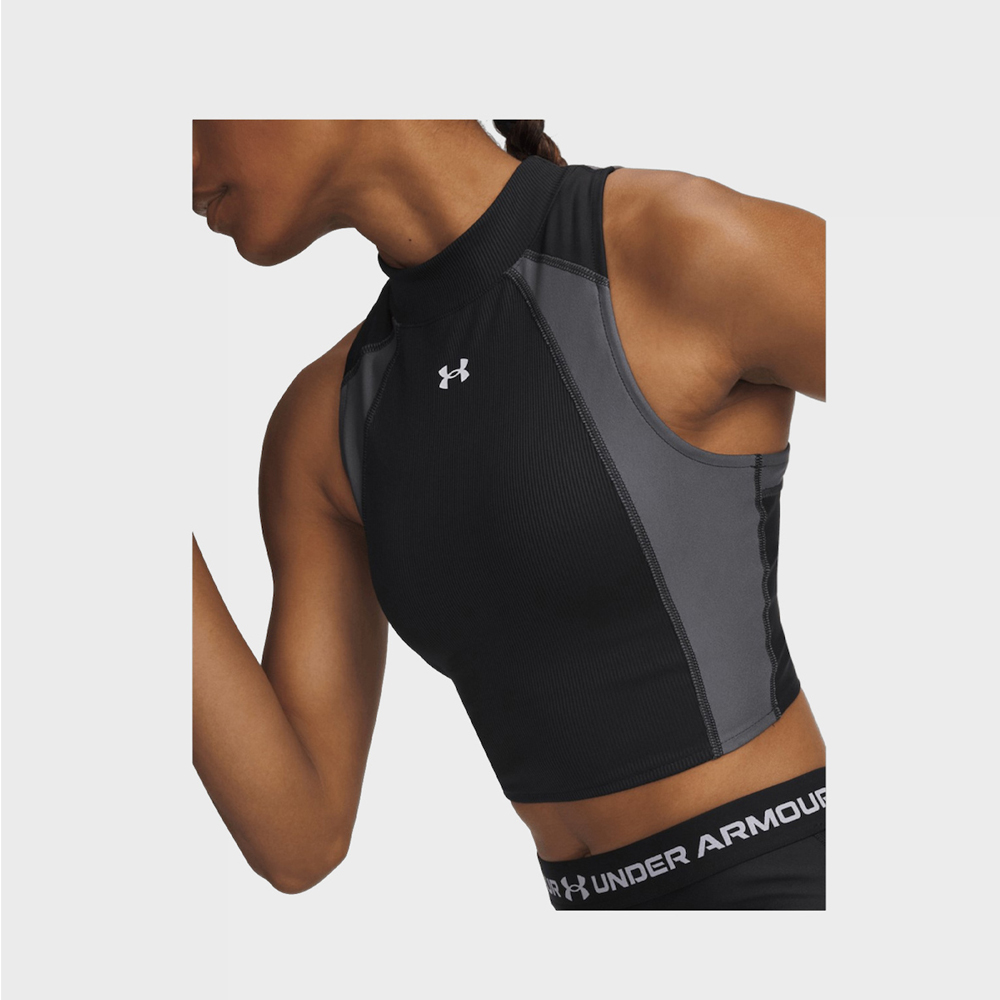 UNDER ARMOUR HeatGear® Rib Tank  Γυναικεία Αμάνικη Μπλούζα - 3