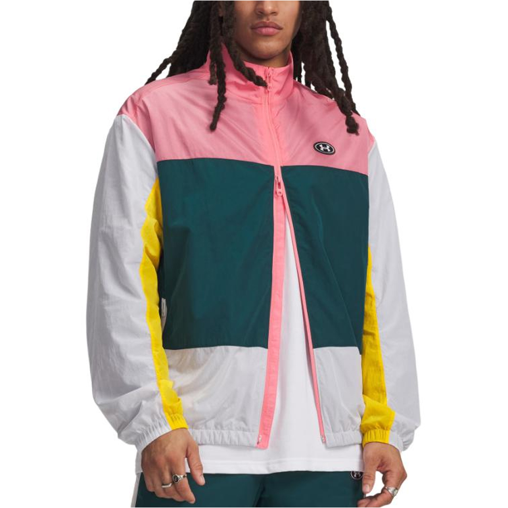 UNDER ARMOUR Icon Woven Track Ανδρικό Αντιανεμικό Μπουφάν - Multi