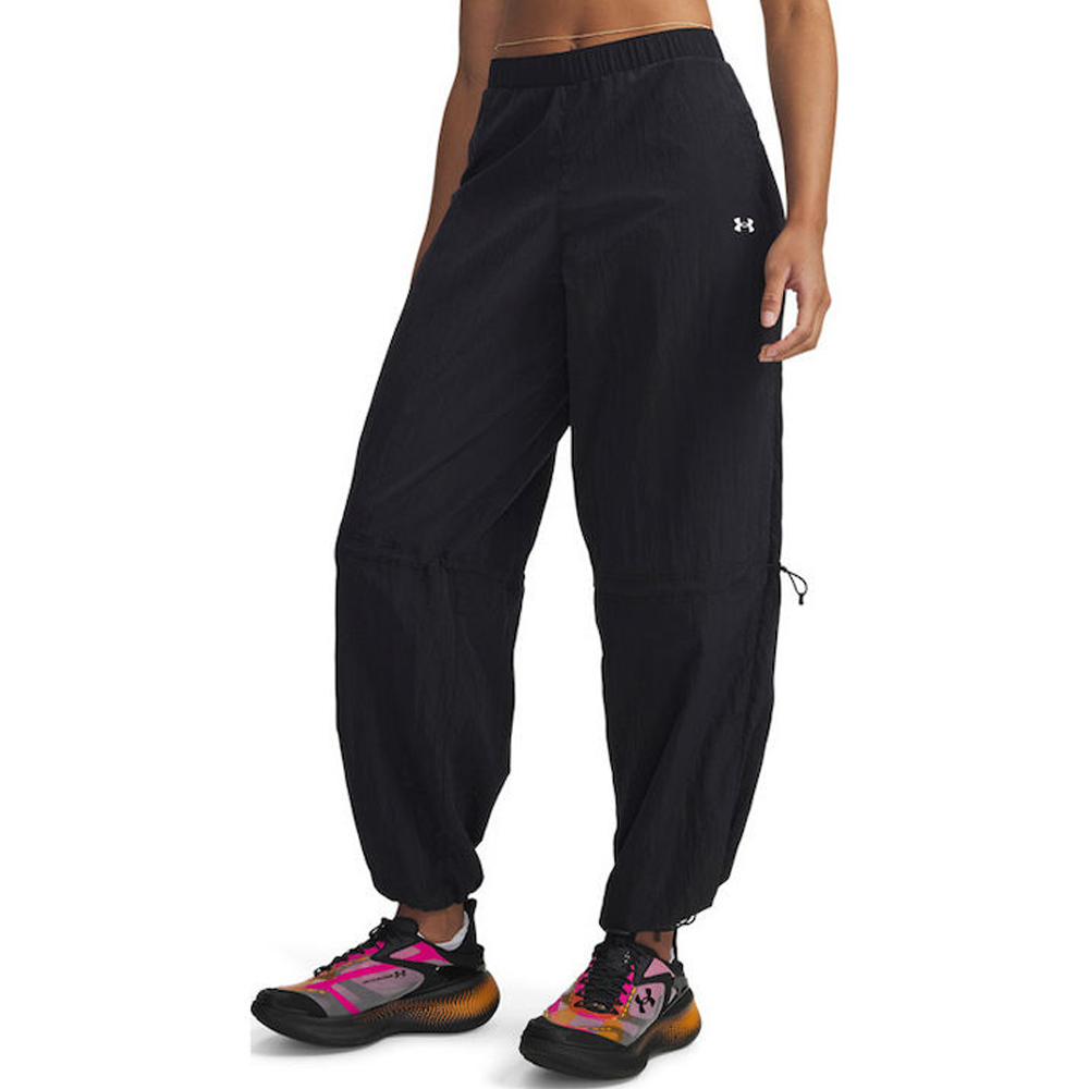 UNDER ARMOUR Rival Woven Bungee Pant Γυναικείο Παντελόνι Φόρμας - Μαύρο
