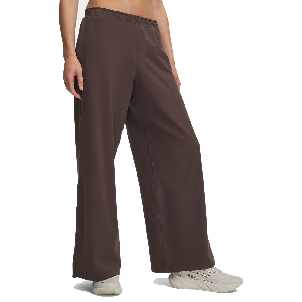 UNDER ARMOUR Motion Wide Leg Pant Γυναικείο Παντελόνι Φόρμας - Καφέ