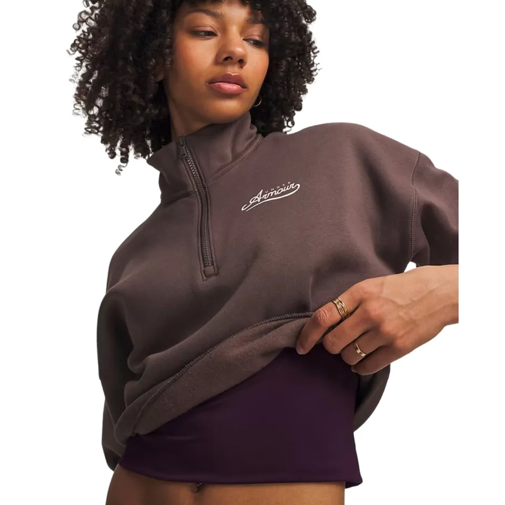 UNDER ARMOUR Rival Fleece Varsity Γυναικείο Φούτερ - 3