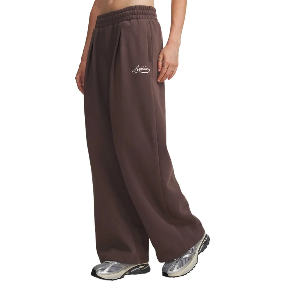 UNDER ARMOUR Rival Pleated Varsity Pant Γυναικείο Παντελόνι Φόρμας - Καφέ