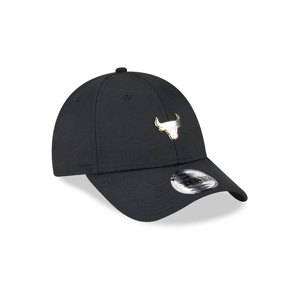 NEW ERA Chicago Bulls Pin Logo Black 9FORTY Adjustable Cap Unisex Καπέλο - 3