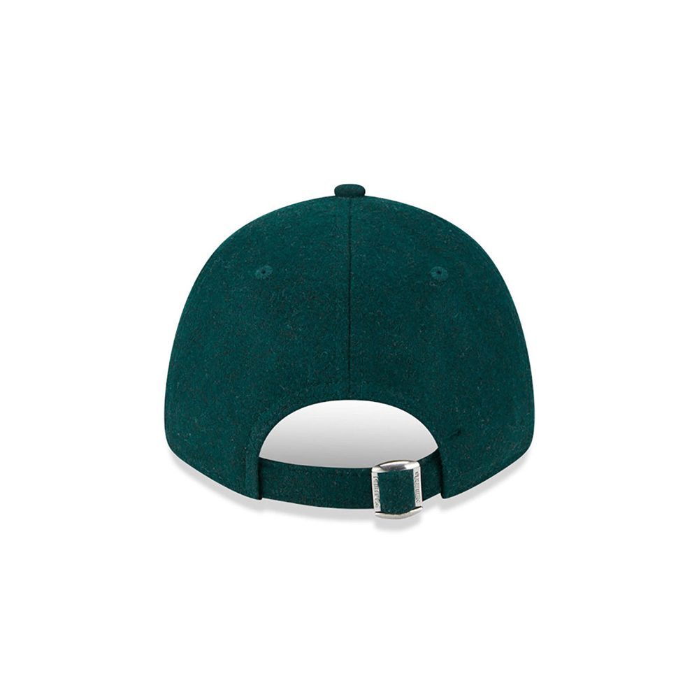 NEW ERA LA Dodgers Melton Wool Green 9FORTY Adjustable Cap Unisex Καπέλο - 4