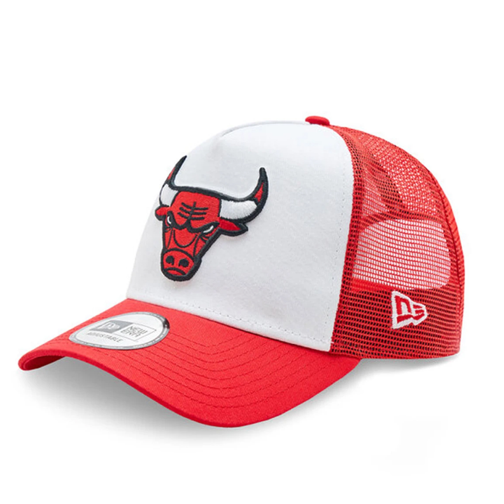 NEW ERA Chicago Bulls Team Colour Red A-Frame Trucker  Cap Unisex Καπέλο - Κόκκινο