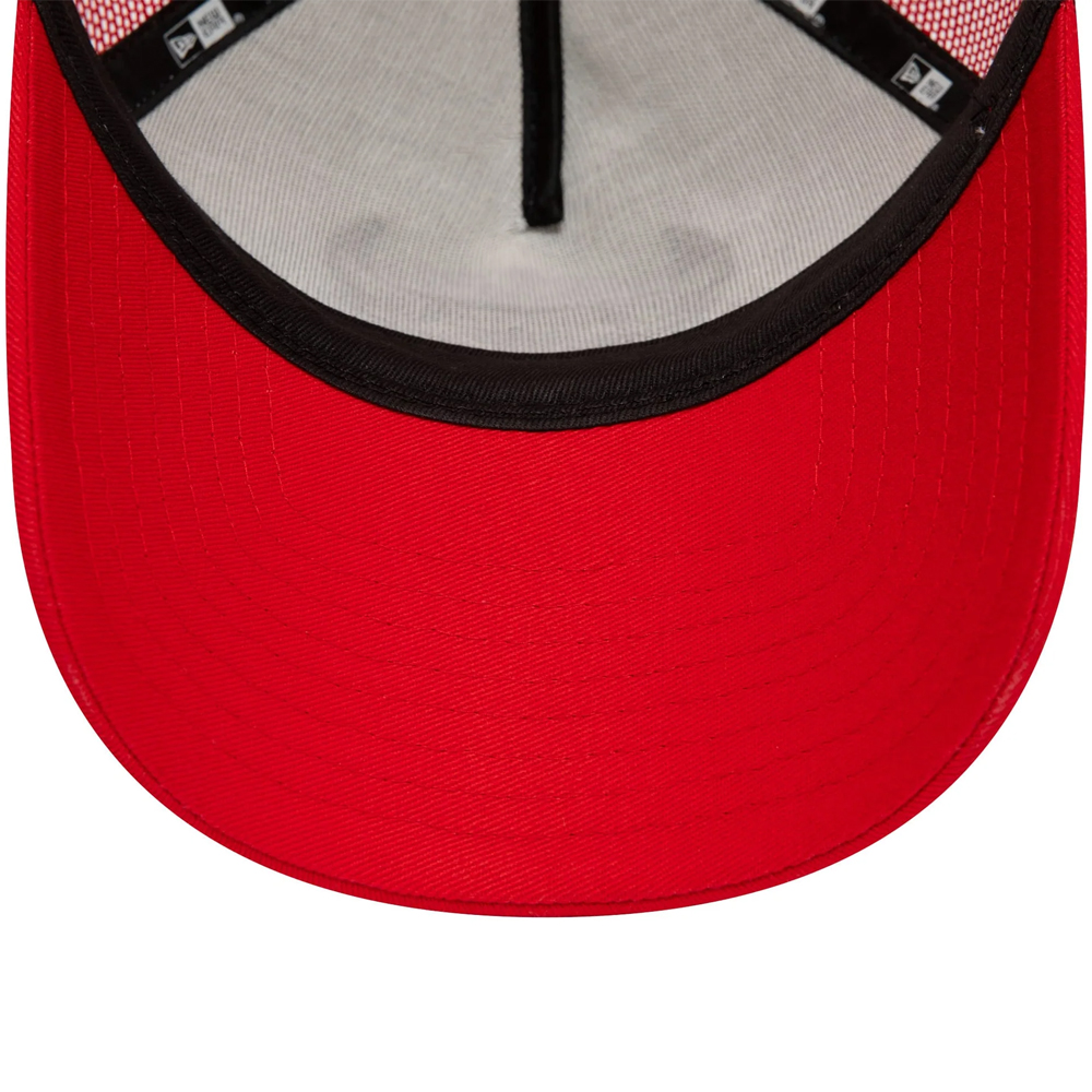 NEW ERA Chicago Bulls Team Colour Red A-Frame Trucker  Cap Unisex Καπέλο - 3