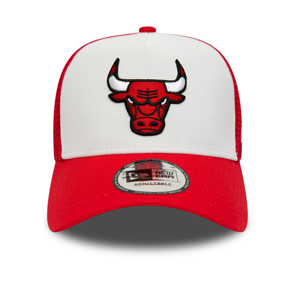 NEW ERA Chicago Bulls Team Colour Red A-Frame Trucker  Cap Unisex Καπέλο - 4