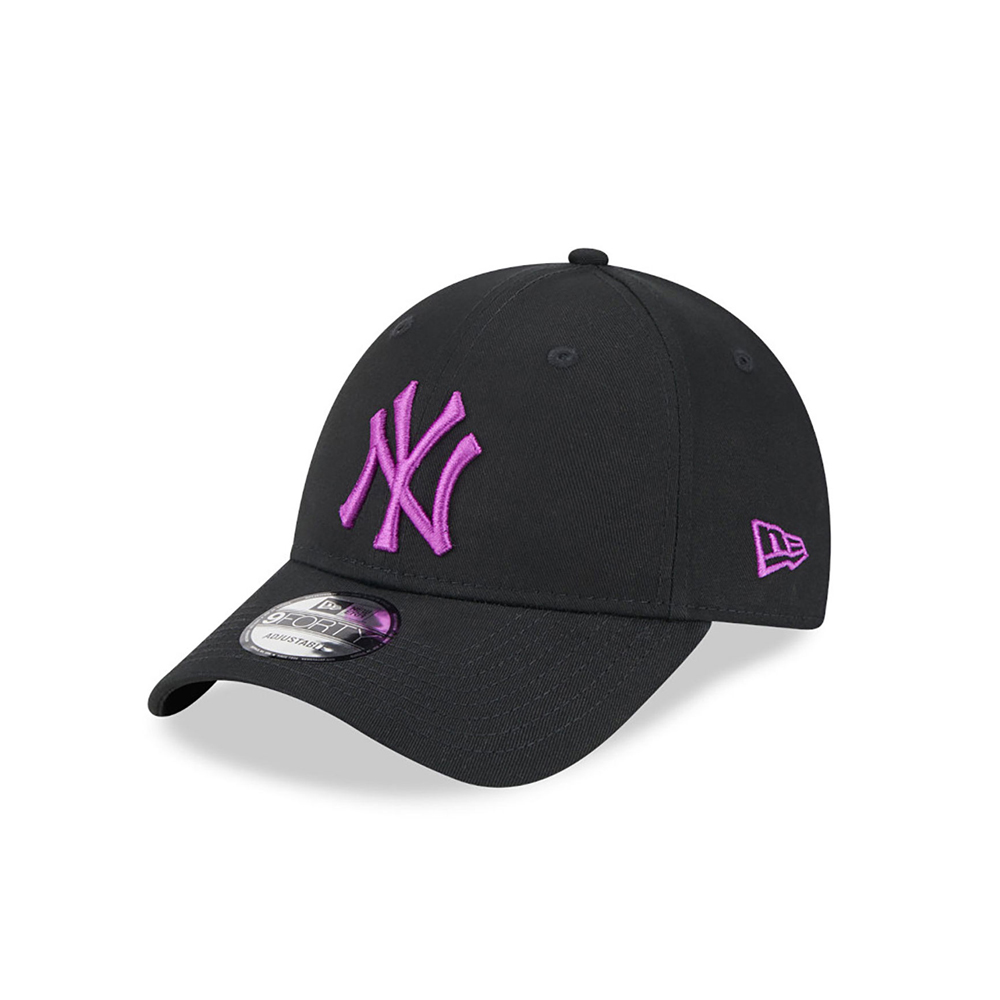 NEW ERA New York Yankees League Essential Black 9FORTY Adjustable Cap Unisex Καπέλο - Μαύρο