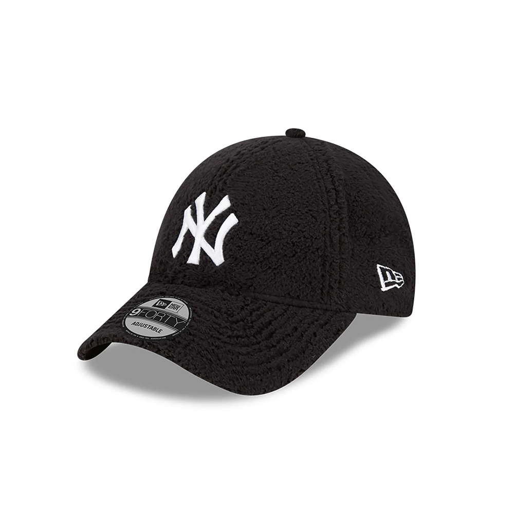NEW ERA New York Yankees Teddy Black 9FORTY Adjustable Cap Unisex Καπέλο - Μαύρο