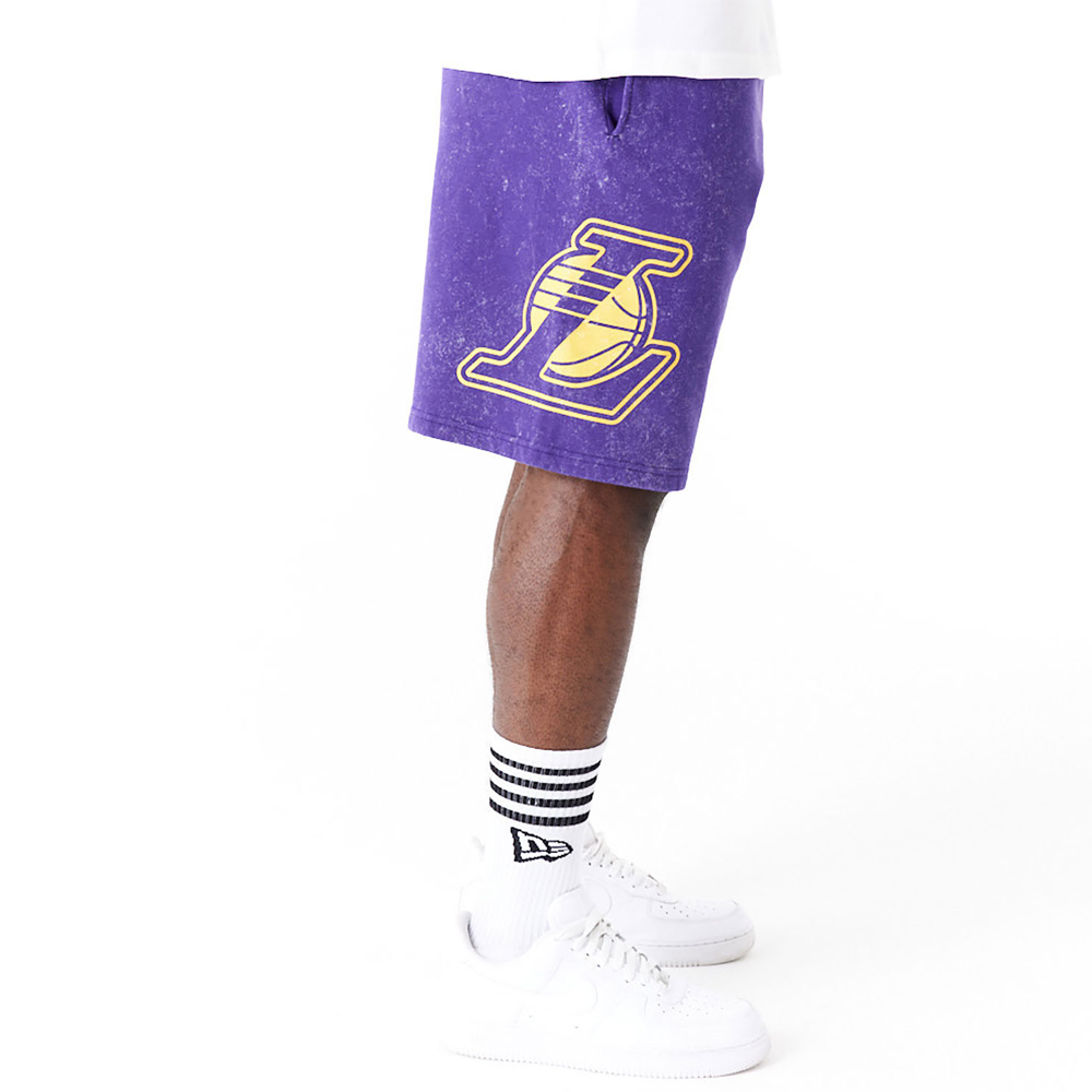 NEW ERA  LA Lakers NBA Washed Purple Shorts Ανδρικό Σορτς - 2