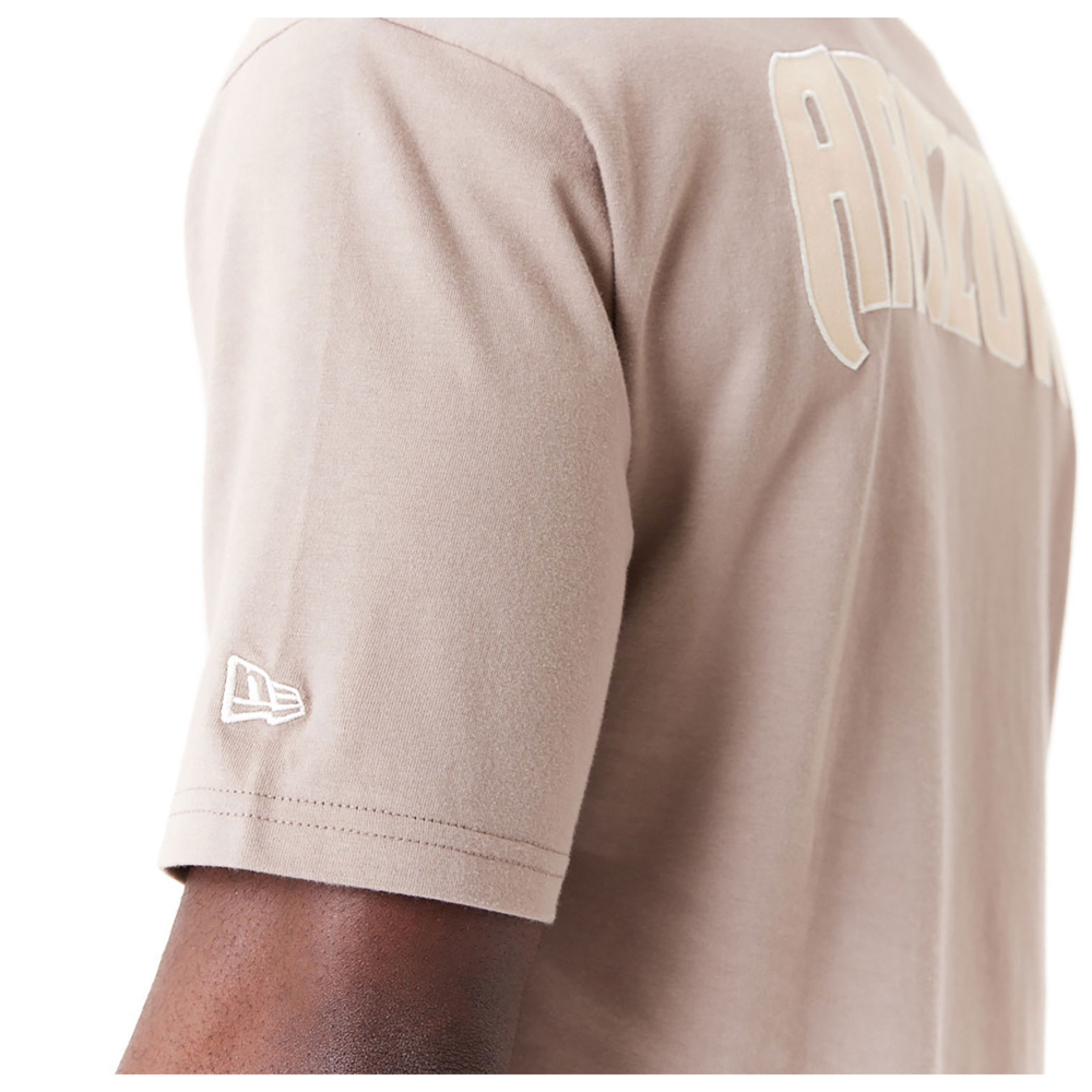 NEW ERA Arizona Diamondbacks World Series Pastel Brown Oversized T-Shirt - 4