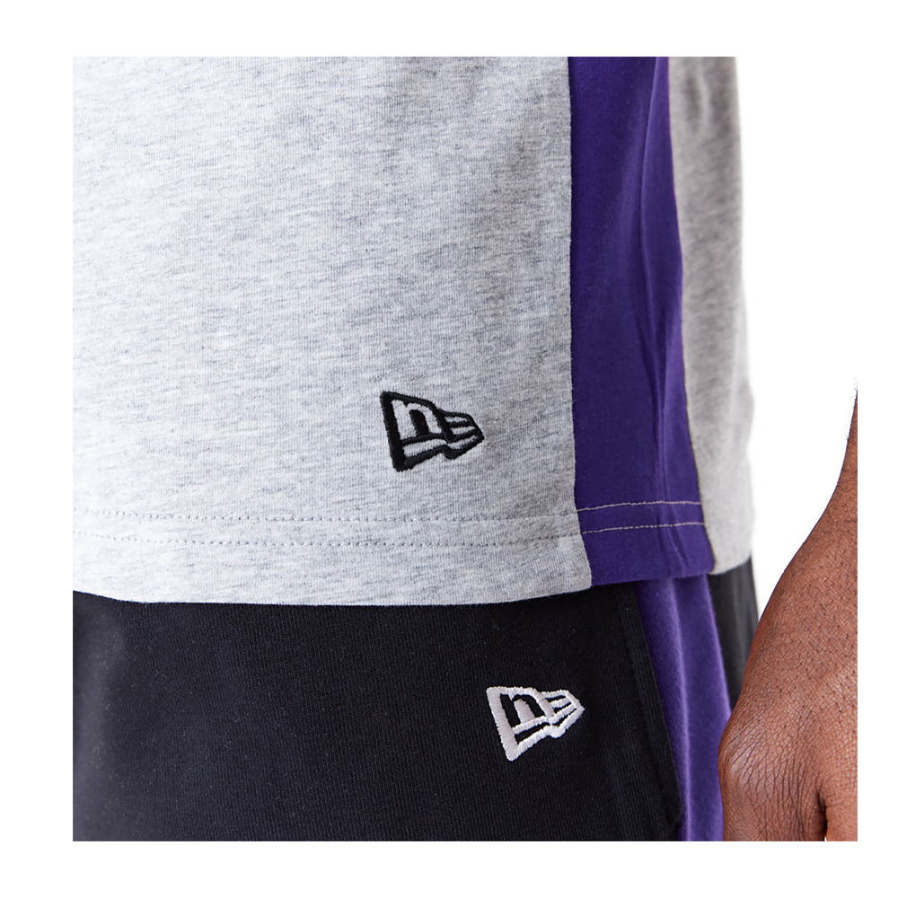 NEW ERA LA Lakers Colour Block Grey Tank Top  - 4