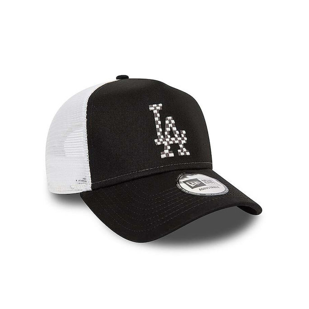 NEW ERA Seasonal Infill Trucker Los Angeles Dodgers Blkgra Unisex Καπέλο - 3