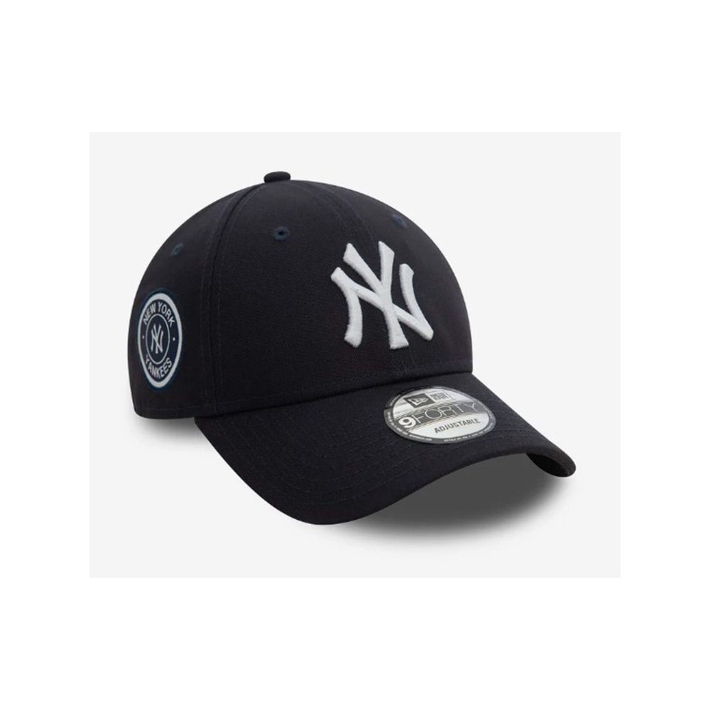 NEW ERA New York Yankees MLB Side Patch Navy 9FORTY Adjustable Cap Unisex Καπέλο - 2