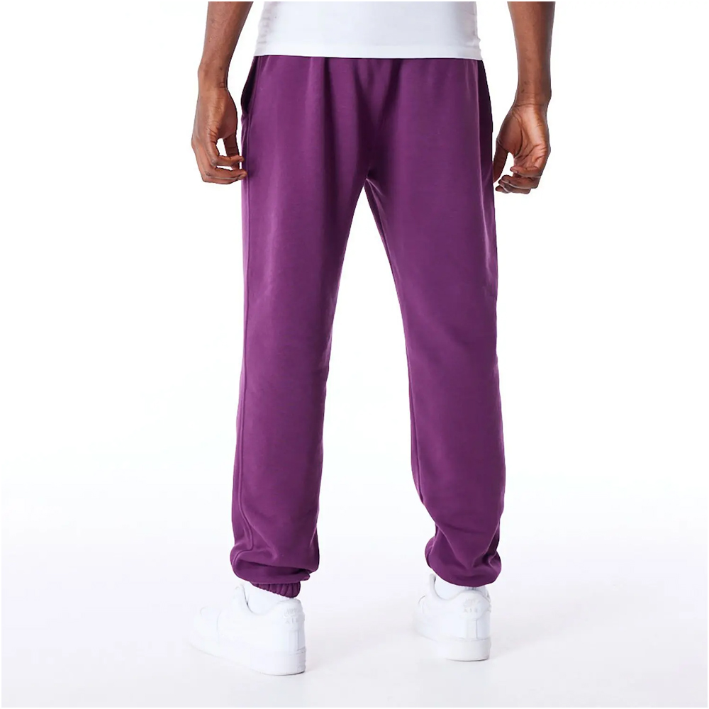 NEW ERA Los Angeles Dodgers Essential Dark Purple Fleece Joggers Ανδρικό Παντελόνι Φόρμας - 2