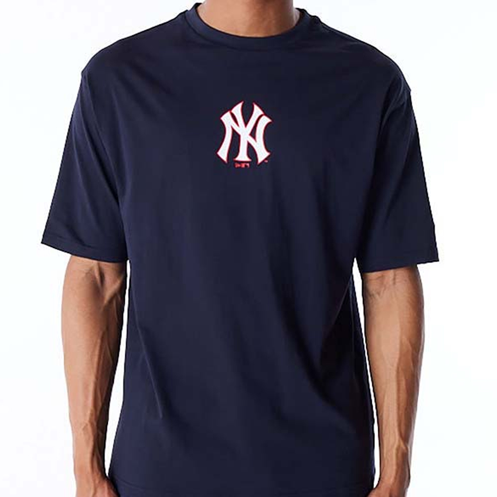 NEW ERA New York Yankees MLB World Series Navy Oversized T-Shirt - 3