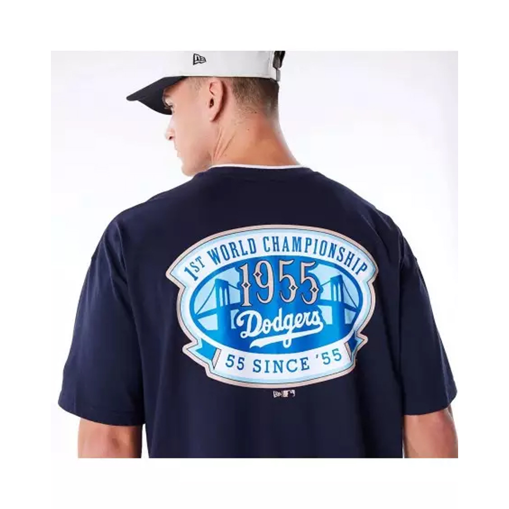 NEW ERA World Series Navy Drop Shoulder T-Shirt Ανδρικό T-Shirt - 3