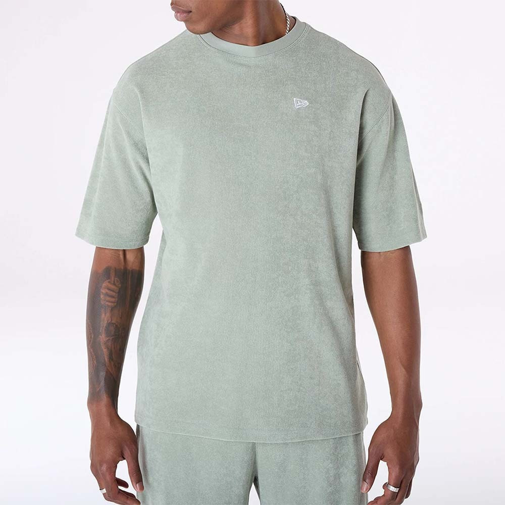 NEW ERA Towelling Oversized Unisex T-Shirt  - 4