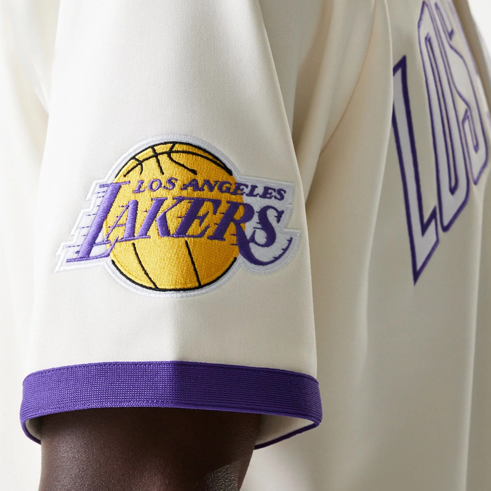 NEW ERA NBA Snap Button Shirt Lakers Ανδρικό Πουκάμισο  - 4