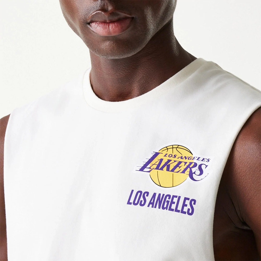 NEW ERA NBA Graphic Tee LA Lakers Ανδρικό Αμάνικο T-Shirt  - 3