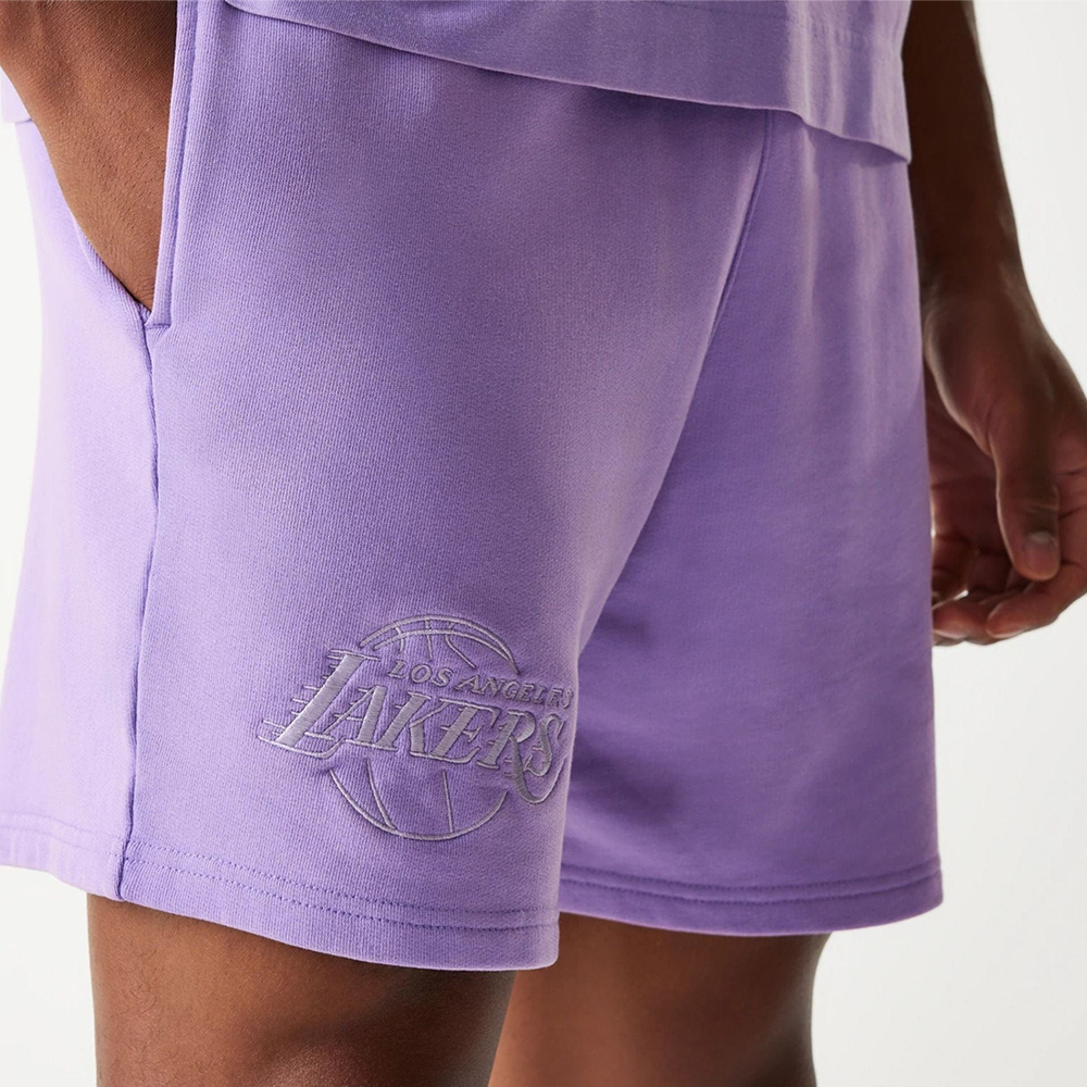 NEW ERA NBA Washed Short LA Lakers Ανδρικό Σορτσάκι  - 3