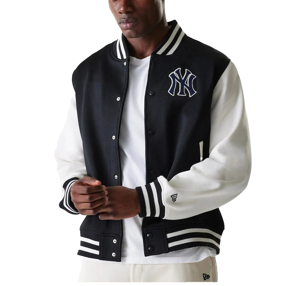 NEW ERA  New York Yankees MLB Black Bomber Jacket  Ανδρικό Μπουφάν - Μαύρο